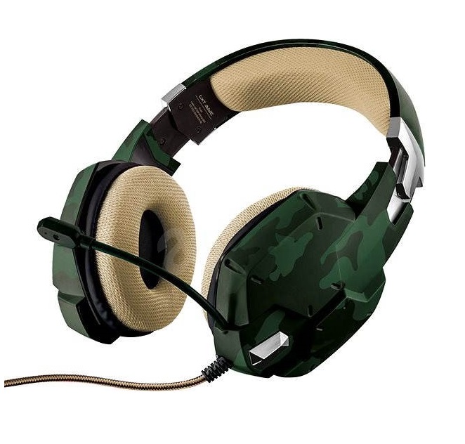 Bekijk afbeelding 1 van Trust GXT 322C Carus Gaming Headset - Jungle Camo